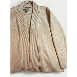 Designers Originals Woman’s Cardigan Small & Matching Tank Medium Beige